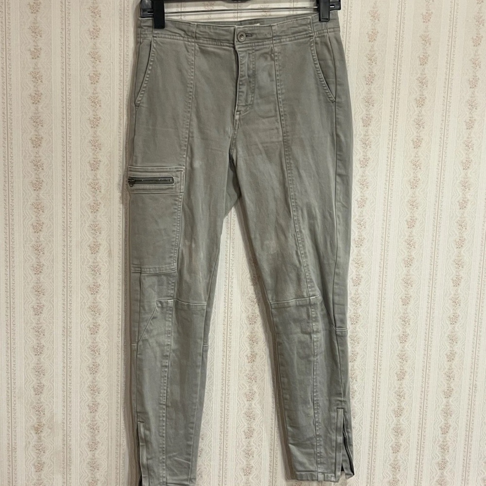 Anthropologie Gray Cargo Pants